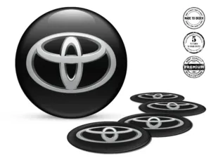 Toyota Wheel Stickers Edition Luxury Silicone Style